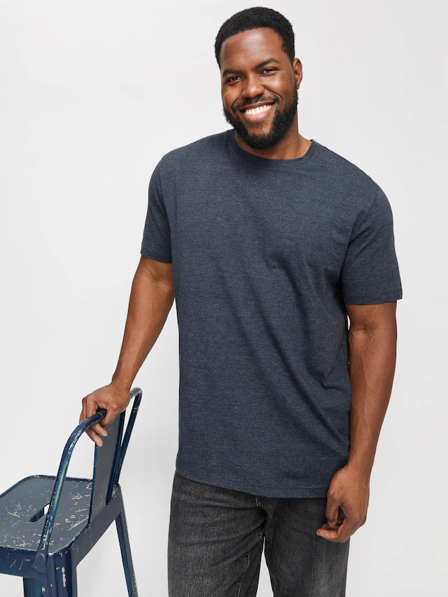 Jack & Jones PlusSize Rundhalsshirt »JJEORGANIC MEL TEE SS O-NECK NOOS PLS«