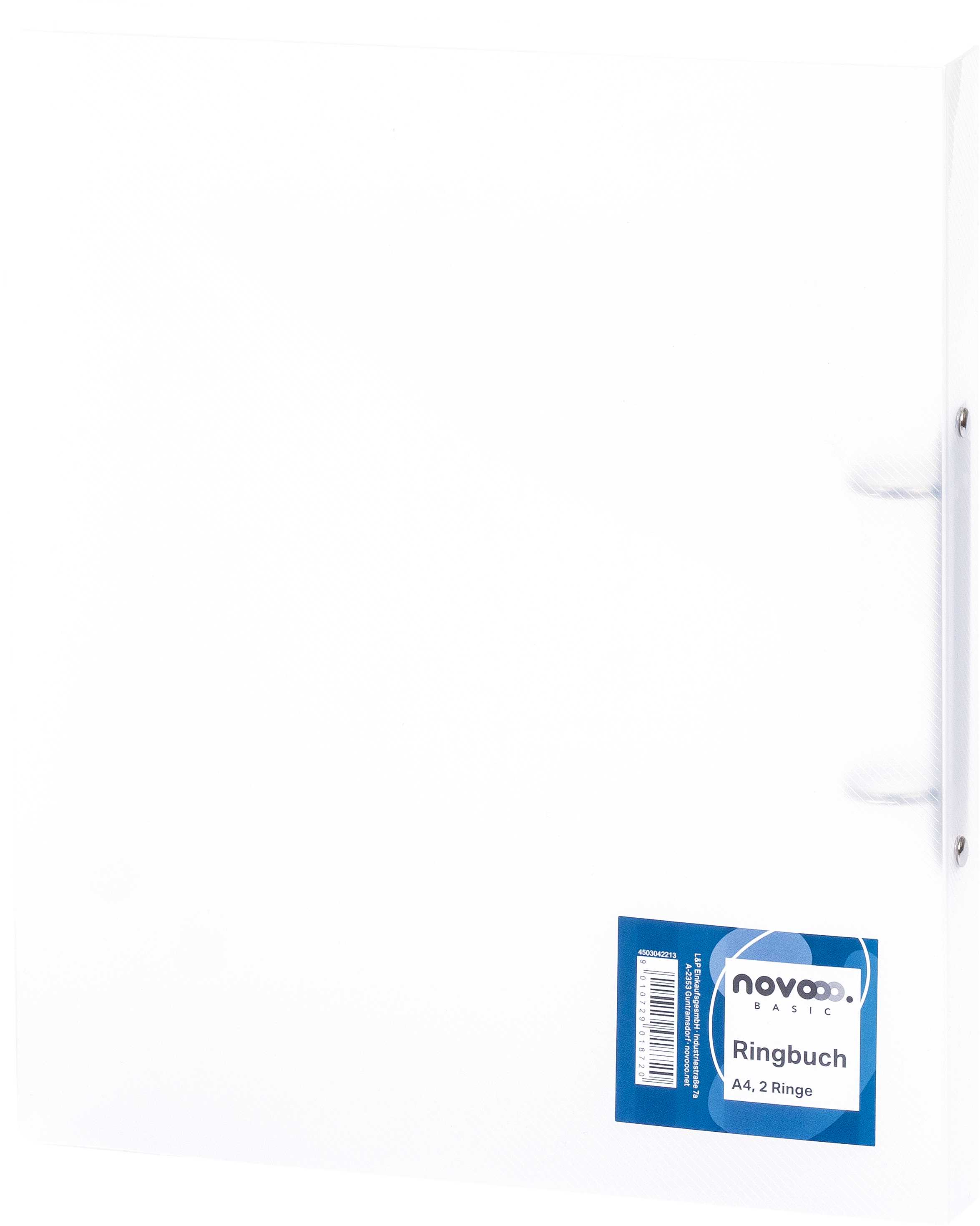 novooo Ringbuch A4 transparent