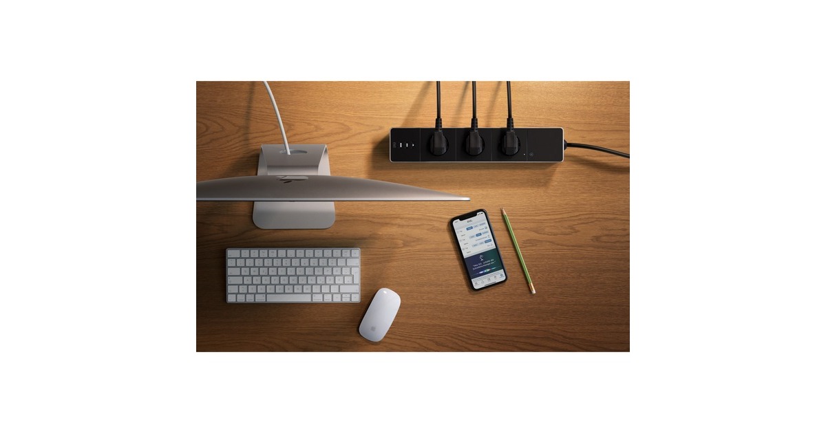 eveEnergy Strip stekkerdoos  (Zwart, WLAN (2,4 GHz))