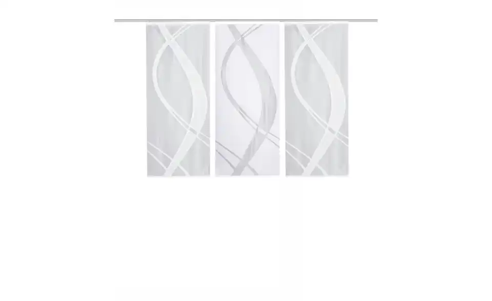 Schiebevorhang Set 3tlg. 145 cm 3er-Set