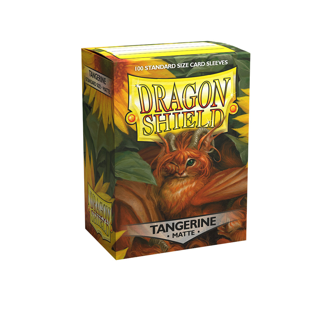 100 Dragon Shield Matte Tangerine