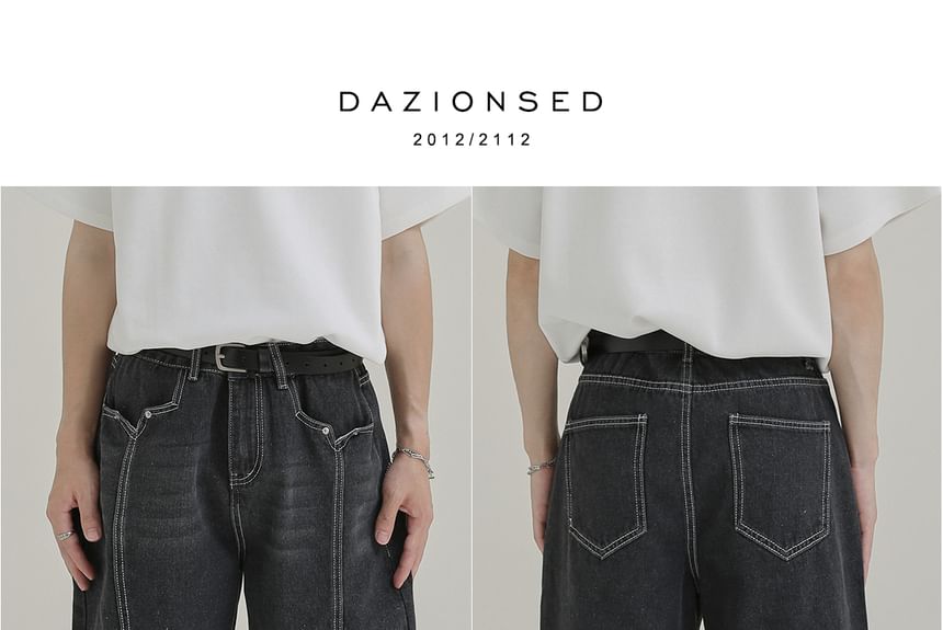 DAZO Studios - Mid Rise Washed Denim Shorts