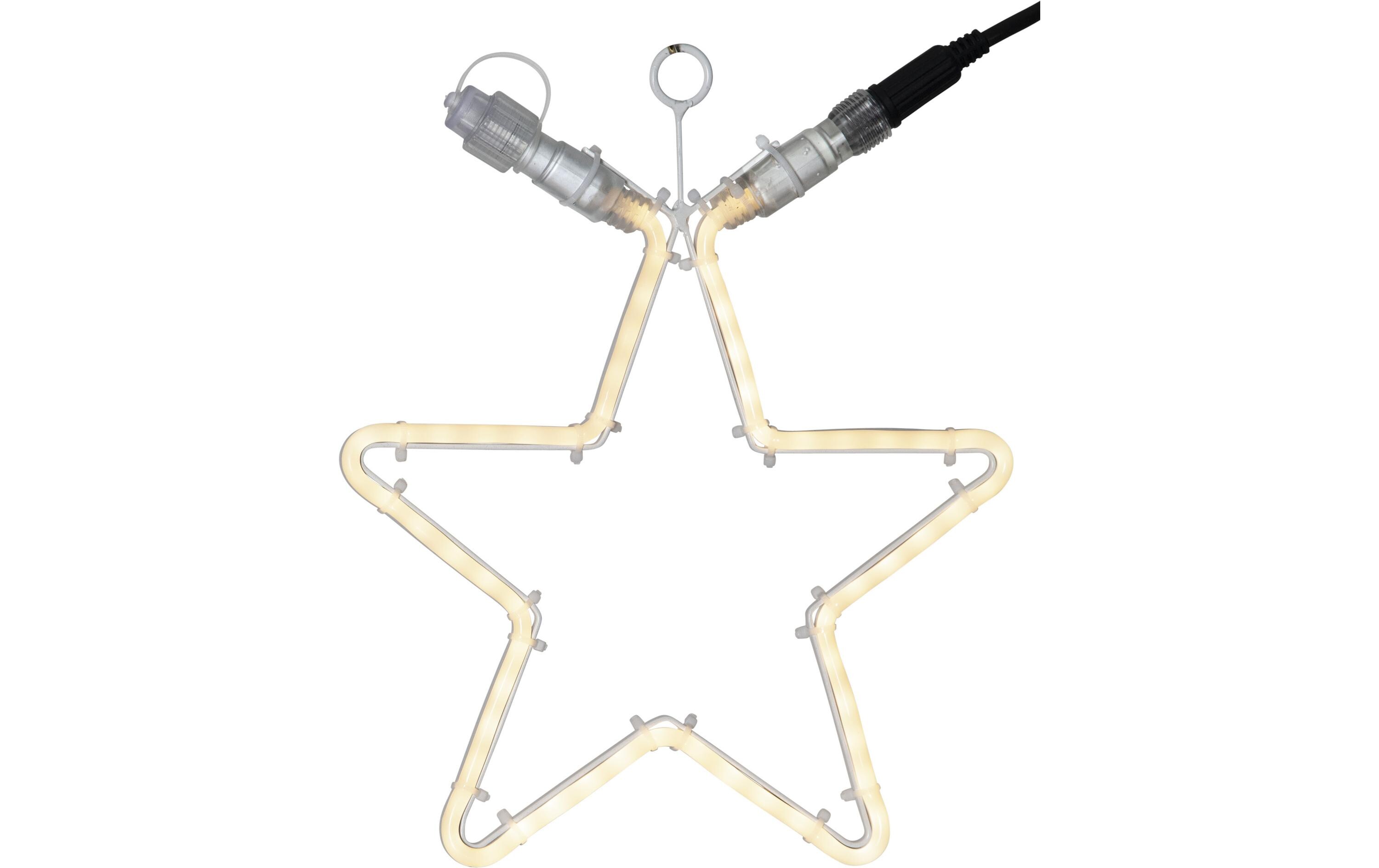 LED-Stern Erweiterungssystem 24, Neon, 60 LEDs, 32 cmStern Extra System 24