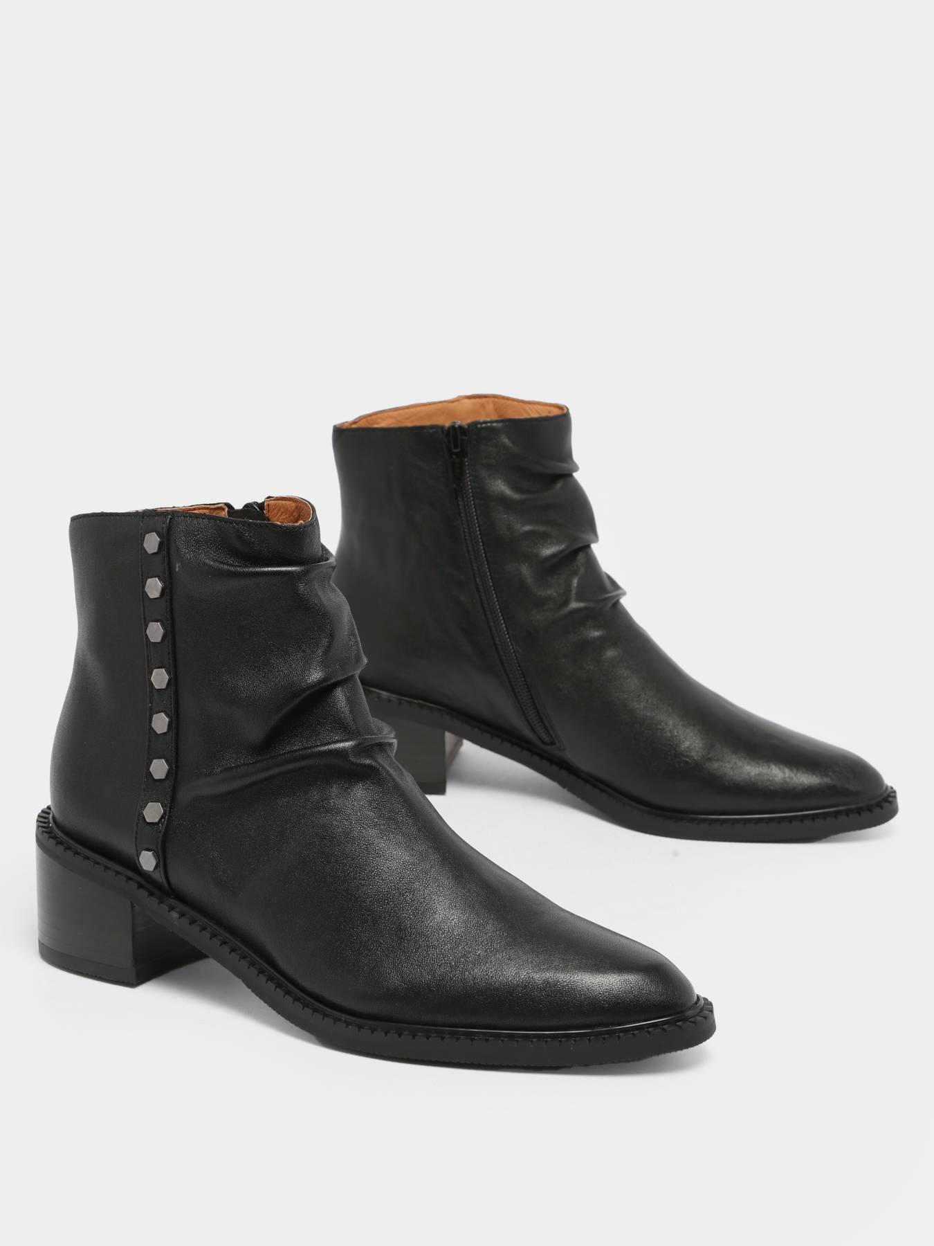 Bottines  talon Edra en cuir MAM'ZELLE