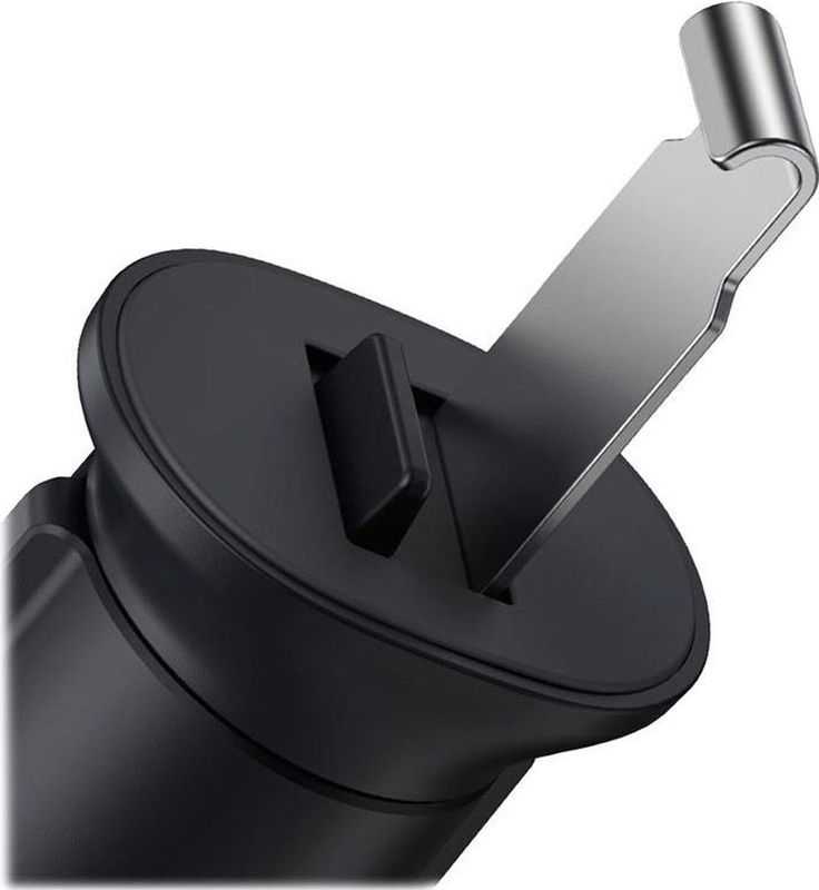 Baseus - Metal Age - Telefoonhouder - Zwart - Aluminiumlegering en ABS