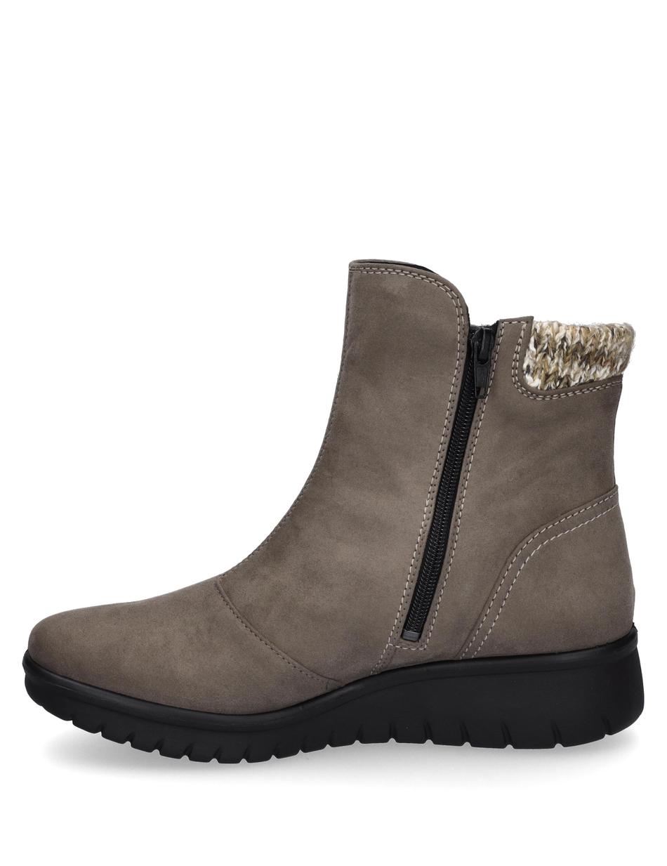 Stiefelette Calais 90, taupe-kombi