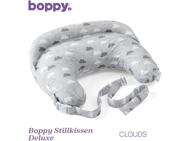 Boppy Stillkissen Deluxe Clouds Kissen für Seitenschlafen und Stillen