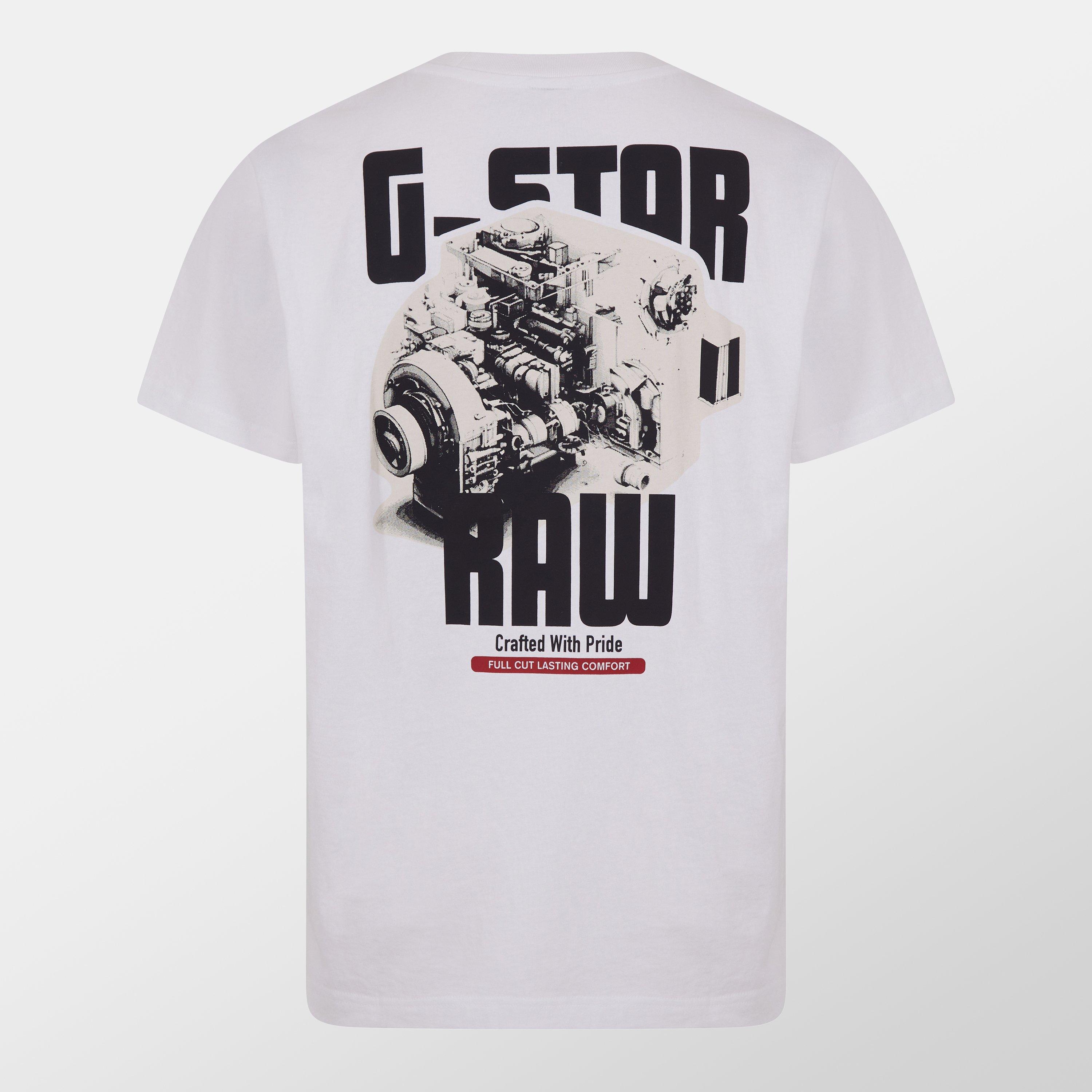 G Star Engine Back Graphic T Shirt