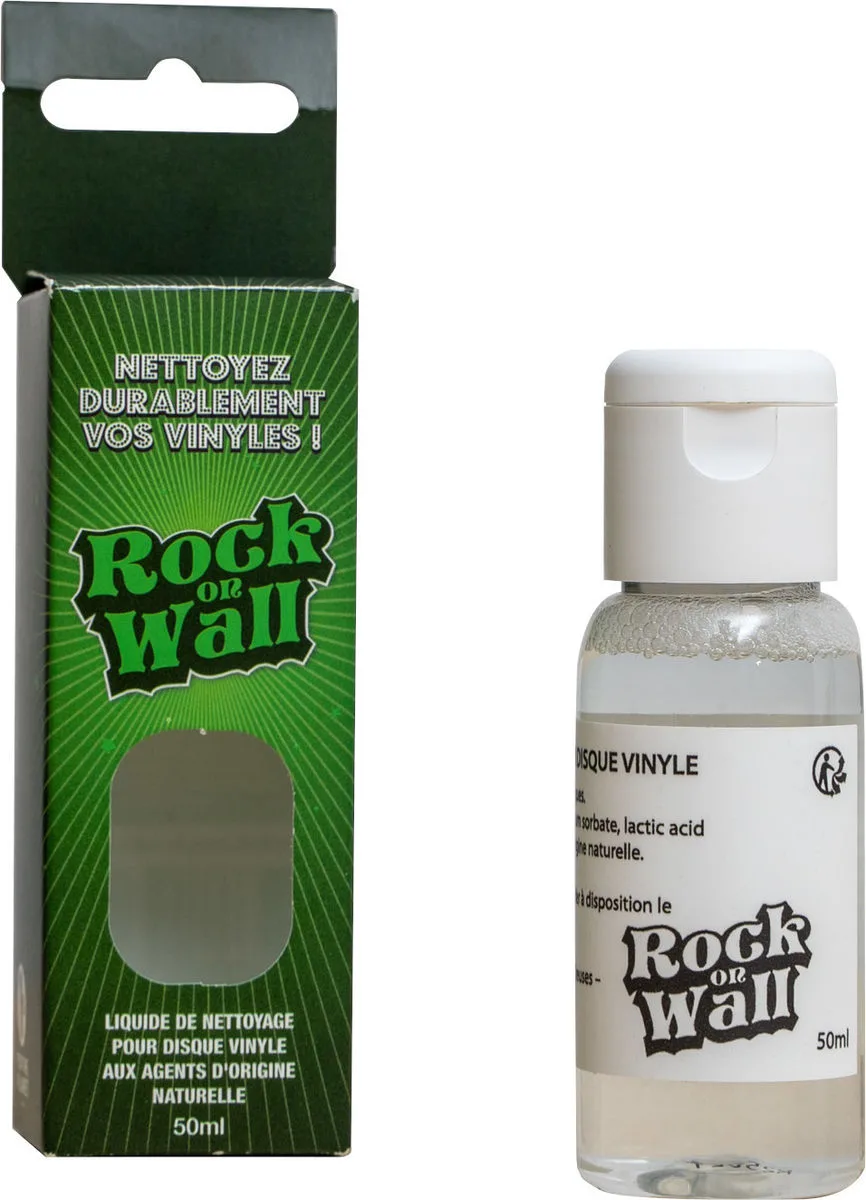 Rock on Wall Nettoyant 40 ml pour disque vinyle Produits d'entretien vinyles