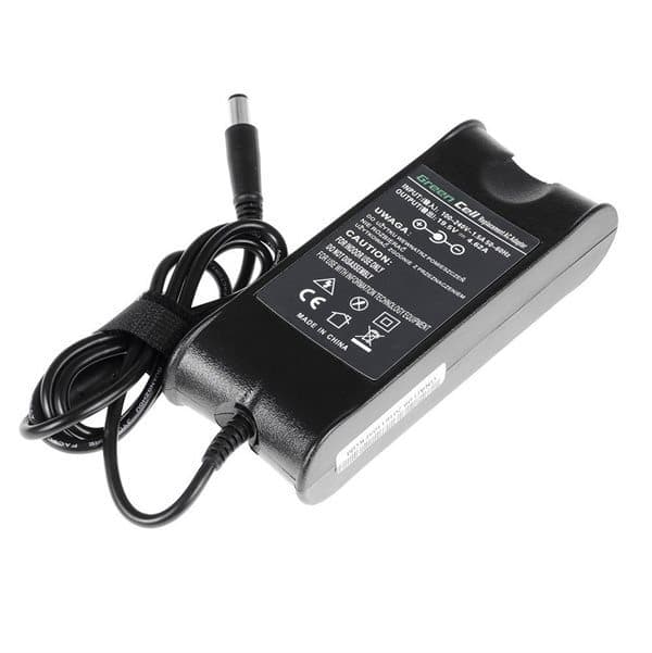 Green Cell lader / AC Adapter til Dell 90W |19.5V 4.62A / 7.4mm-5.0mm