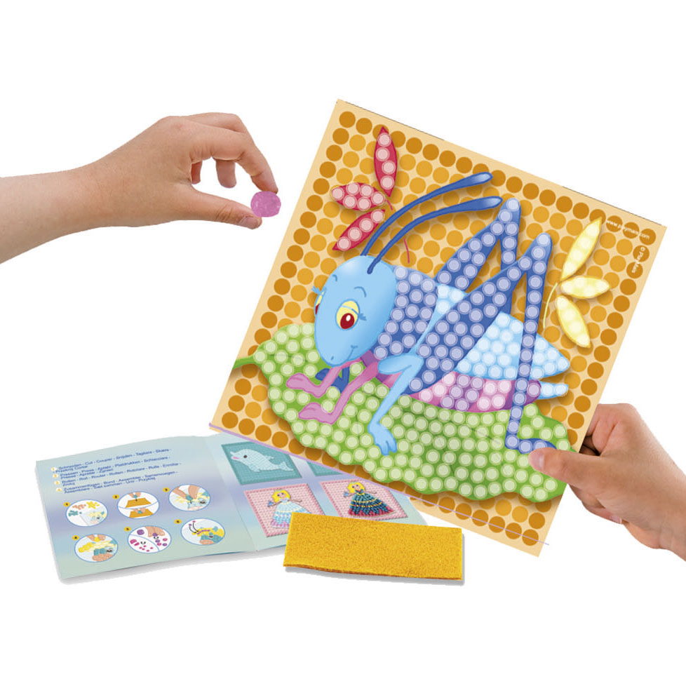 PlayMais Mosaic Kaarten Versieren Insecten