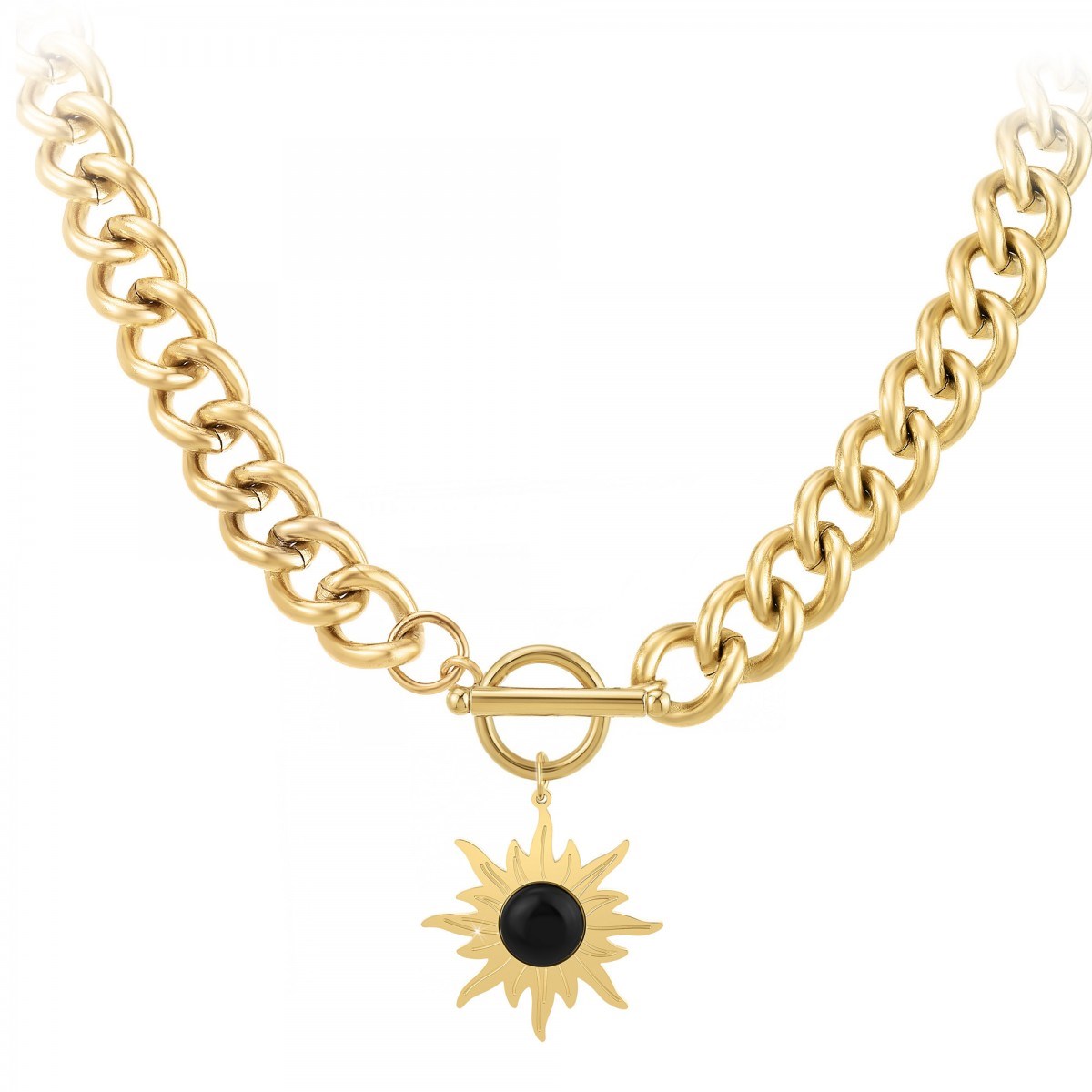 Collier par SC Bohème orné d'un onyx noir