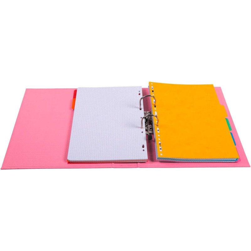 Classeur à levier plastifié Exacompta A4 - Dos 7 cm couleurs pastel
