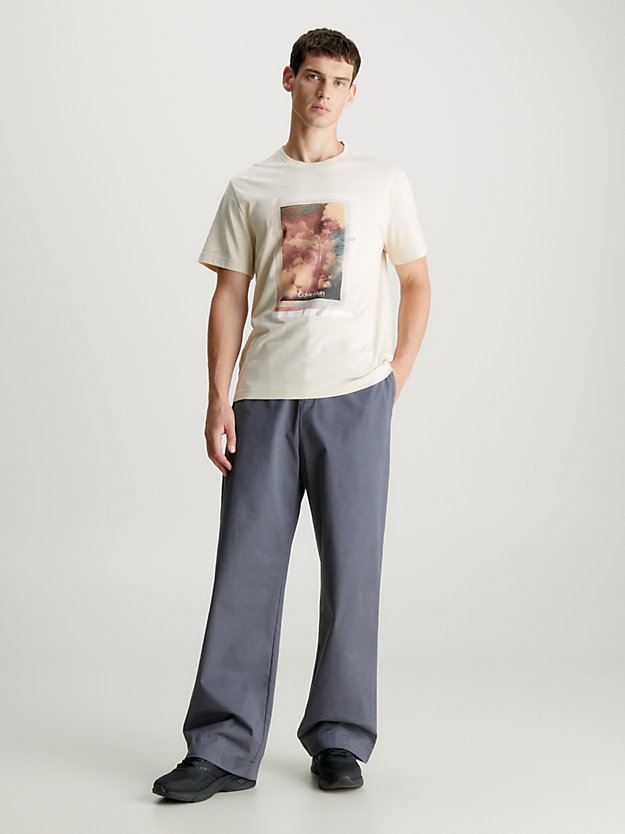 Camiseta com estampa fotográfica