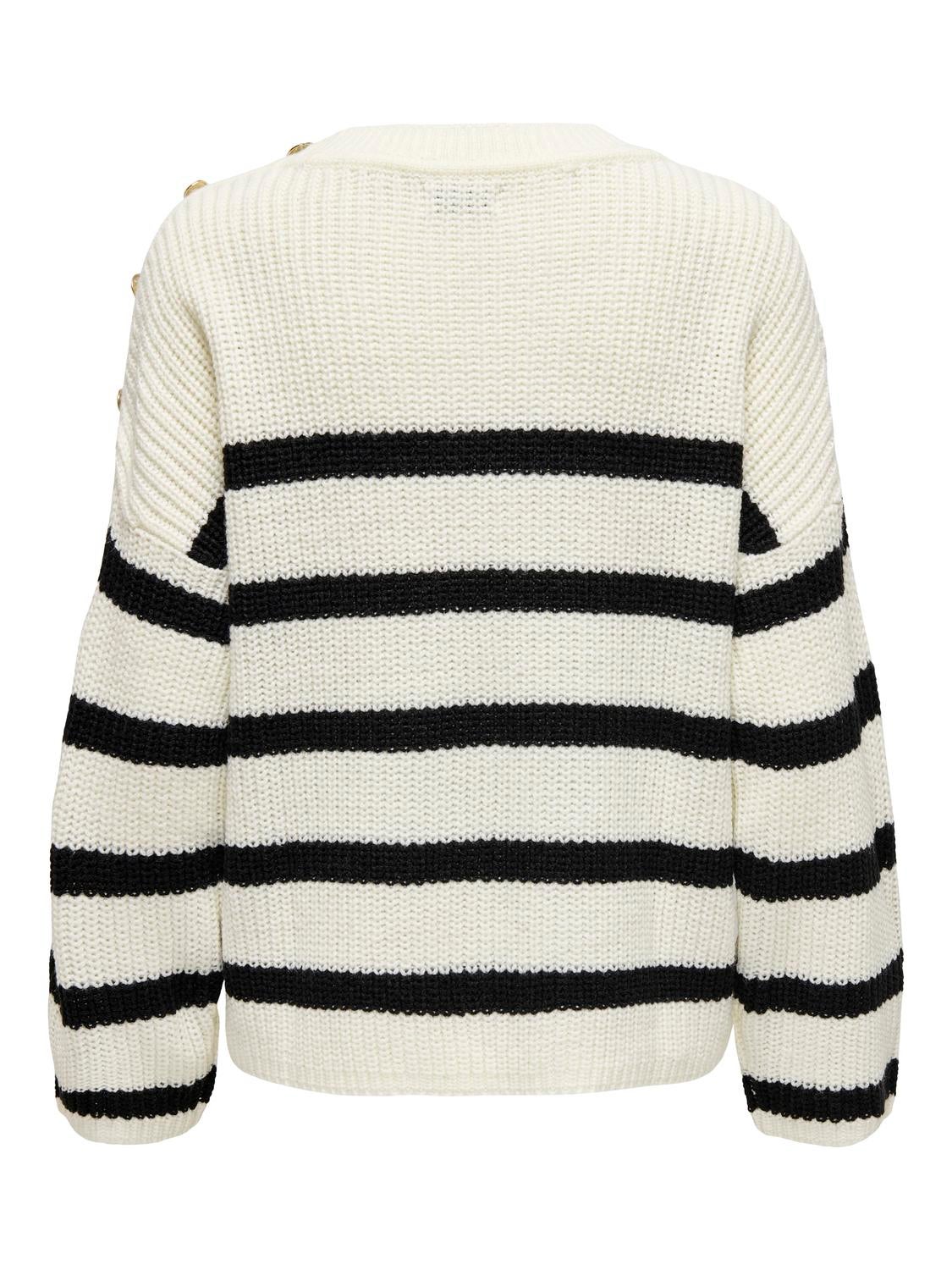 JDYJUSTY Strickpullover Eggnog