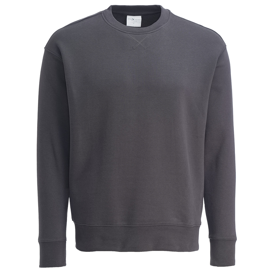 Jonas Nielsen Herren Sweatshirt mit Rundhalsausschnitt dunkelgrau