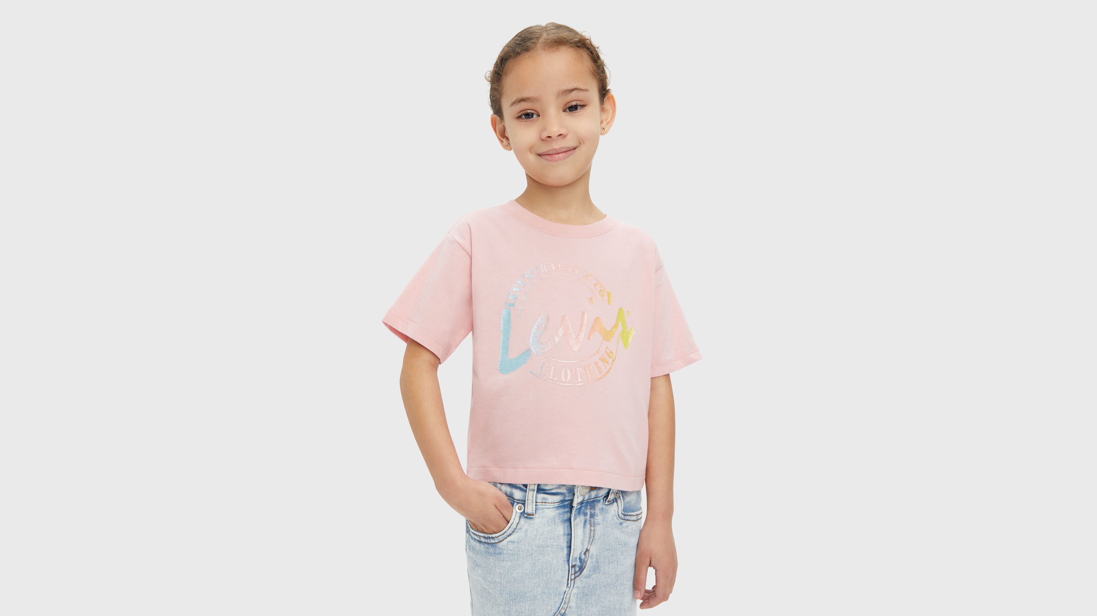T-shirt inscription Meet and Greet - Quartz Pink - Rose