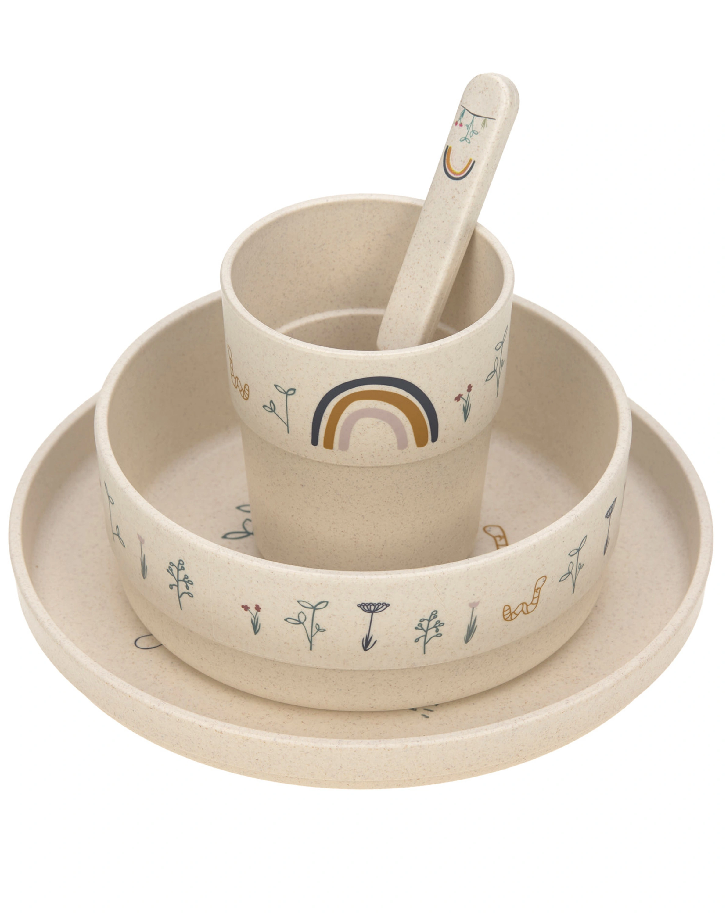 Kindergeschirr-Set GARDEN EXPLORER 4-teilig