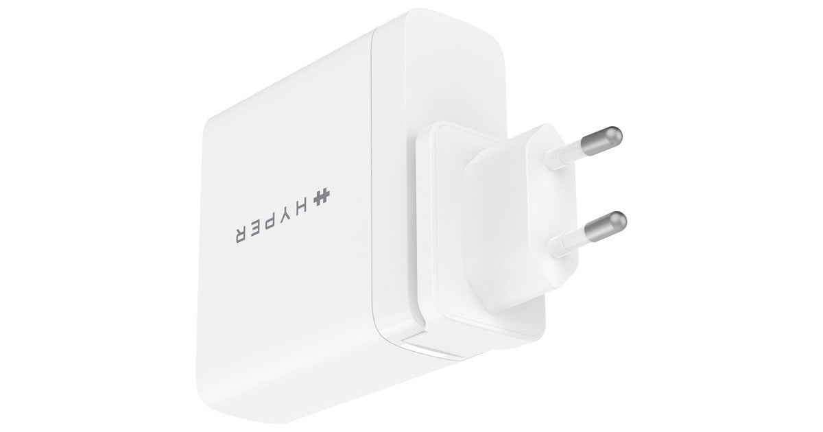 HyperHyperJuice 140W PD 3.1 USB-C Charger  (Wit)