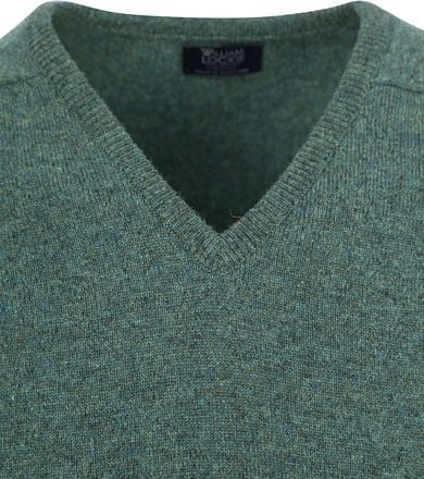 William Lockie Pullover Wol Moorland Groen 7092DF-Moorland kopen