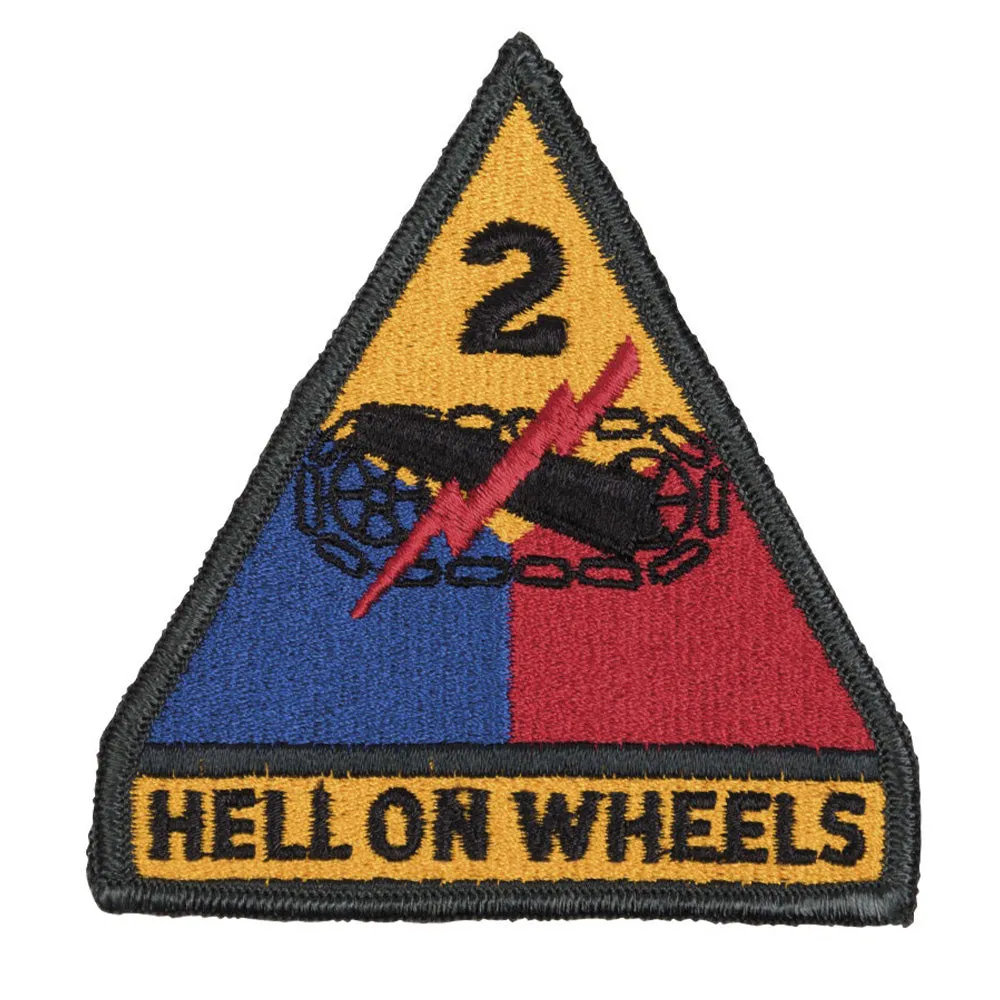 US Army -  US Textilabzeichen 2nd Armored Division Hell on Wheels