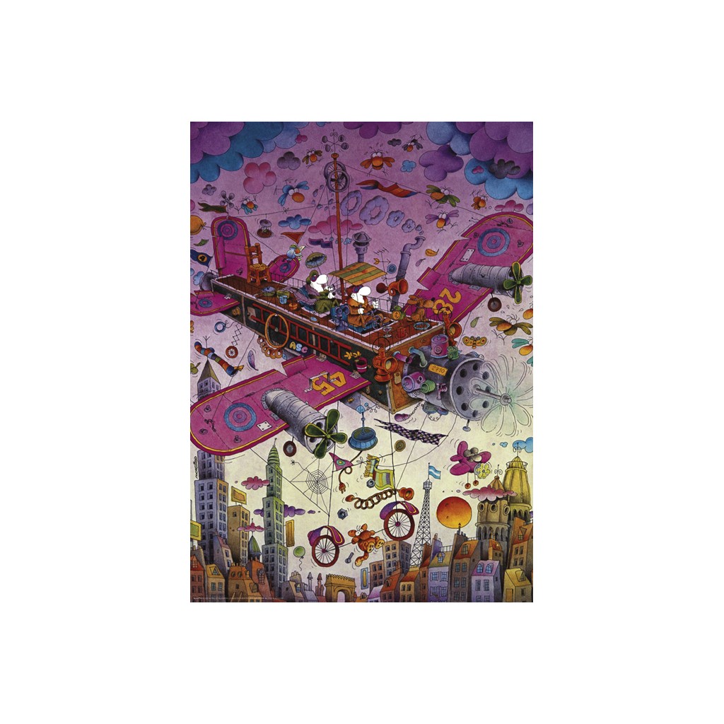 Puzzle - Fly with me de Guillermo Mordillo - 1000 Pièces