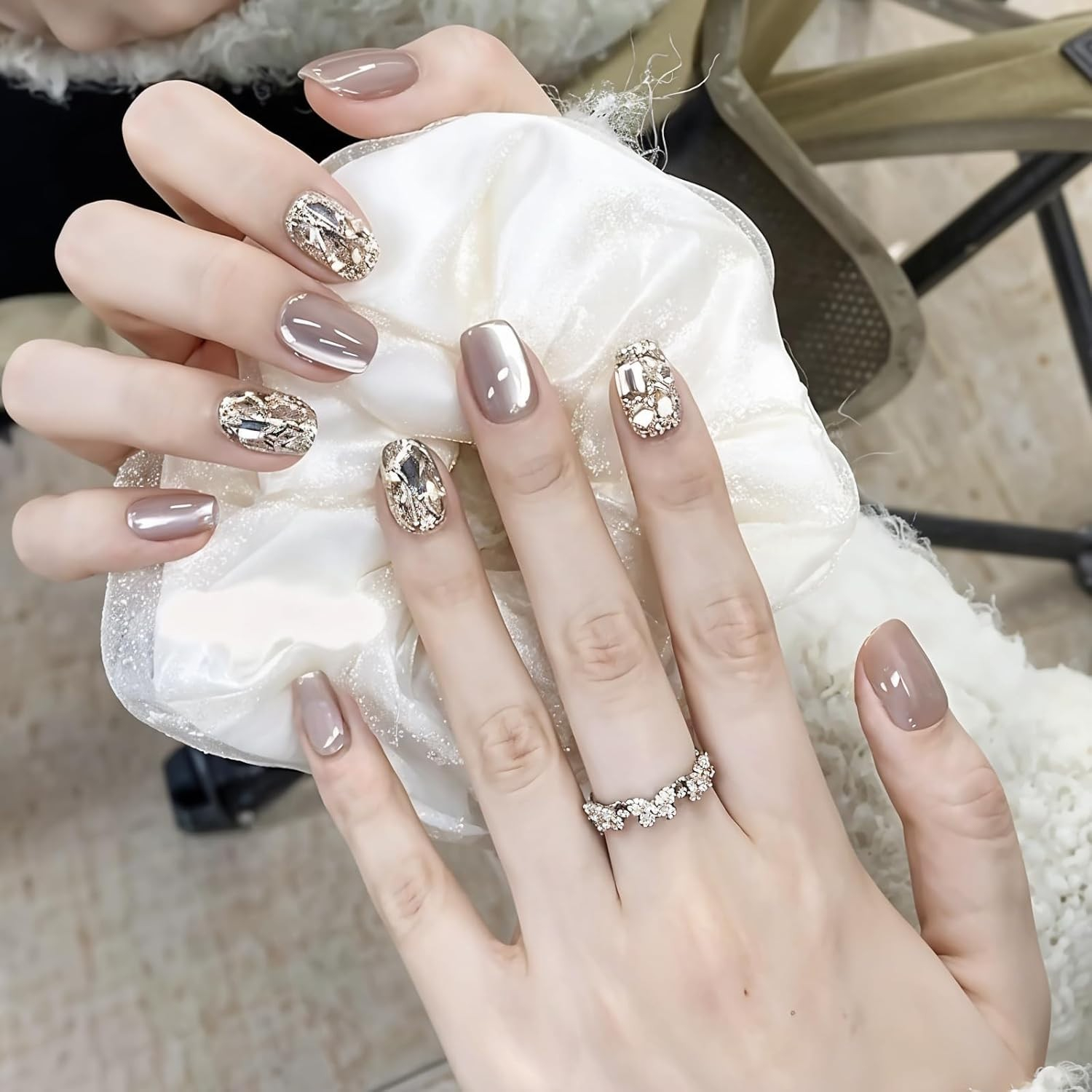 (14-tlg. Set) Nail Art 3D Cat Eye Look Magnet Stift Katzenaugen Nagel Design Werkzeug Set für UV Magnetlack - Bunt