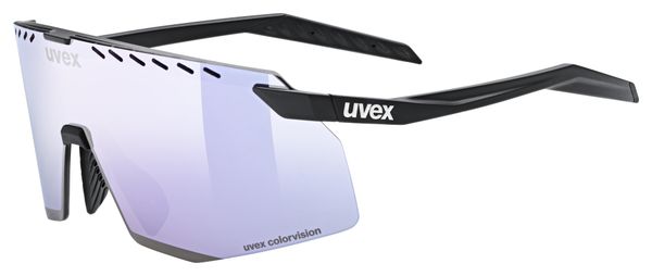 Lunettes Uvex Pace Stage CV Noir/Verres Rose Miroir