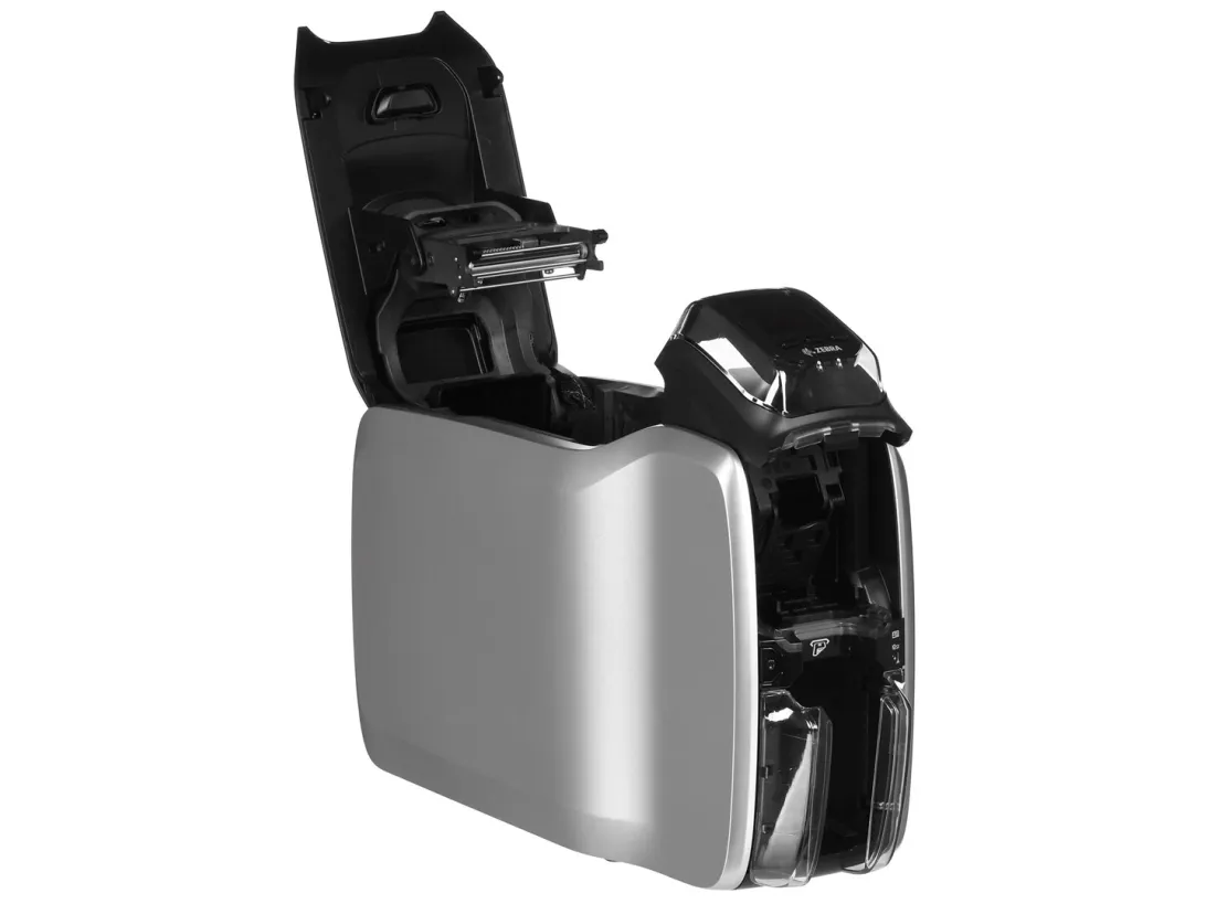 Zebra ZC300 - Plastikkortprinter - farve - blæksubliminering/termisk transfer - CR-80 Card (85.6 x 54 mm) - 300 dpi - op til 900 kort/time (mono) / op til 200 kort/time (farve) - kapacitet: 100 kort - USB 2.0, LAN