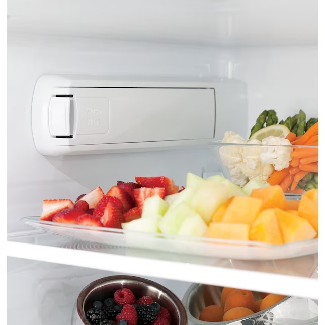 Refrigerador GE French Door de 27,7 pés cúbicos com máquina de gelo (aço inoxidável resistente a impressões digitais) ENERGY STAR