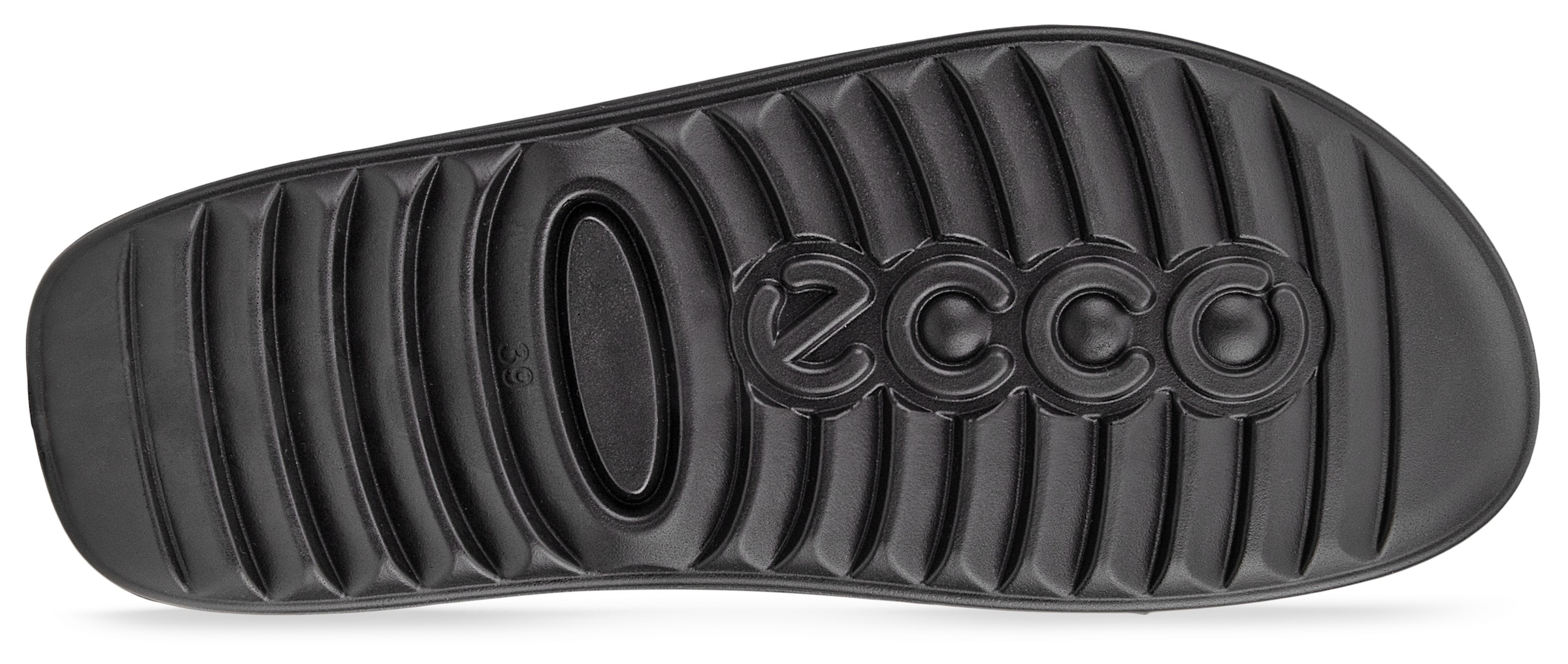 Ecco Pantolette »COZMO W«  , Sommerschuh, Schlappen mit zwei Klettverschlussriemen