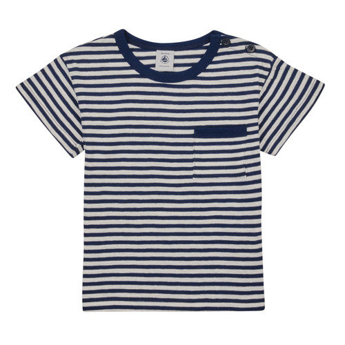 Petit Bateau - FEUILLAGE - Marine / Blanc