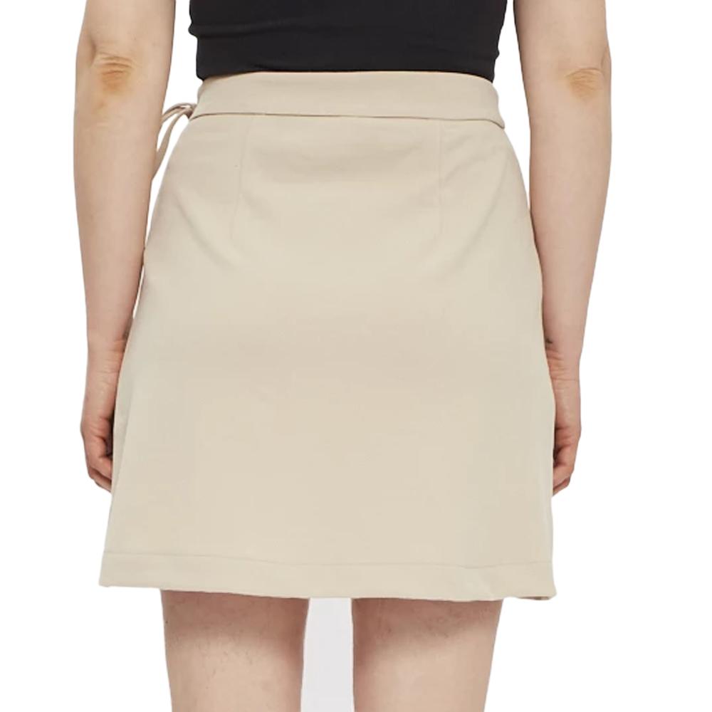 JDY Jupe Portefeuille Beige Femme JDY Life Tie