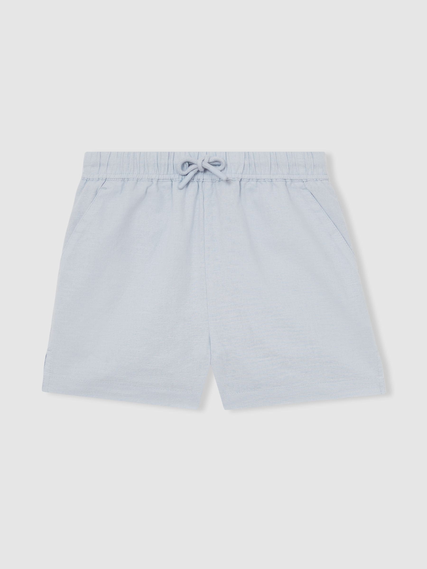 Reiss Cleo katoen-linnen short met trekkoord