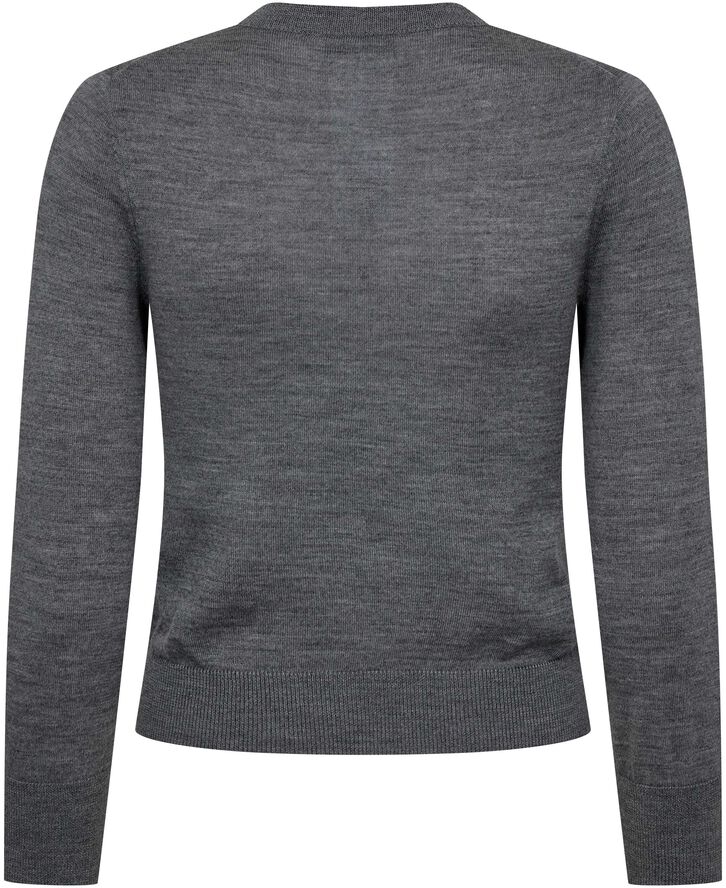 Marella MURENA Pullover - 100% Wool Melange grey