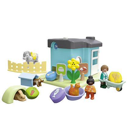 Playmobil Junior - Dyrepension Med Godbidsmaskine - 71690 - 21 D