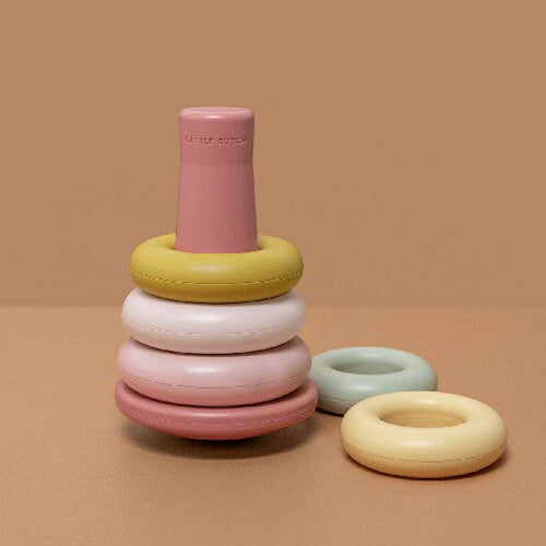 Little dutch stapeltoren ringen roze