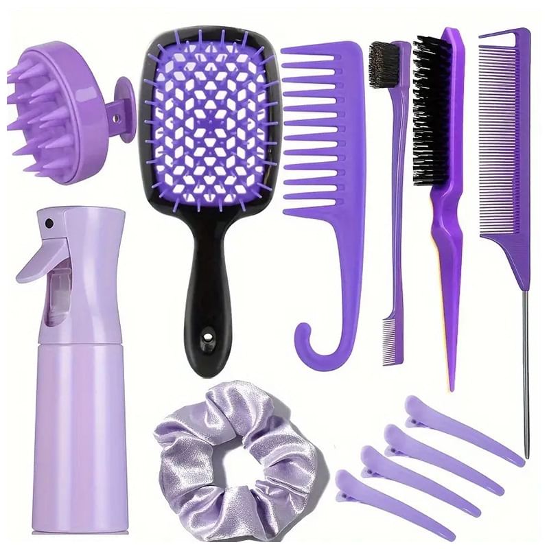 XIXI STUDIO - Hoofdhuidmassager / Haarborstel / Haarkam / Stylingkam / Sprayfles / Scrunchie / Stylinghaarclip / Haarstylingtool / Set (Diverse ontwerpen)