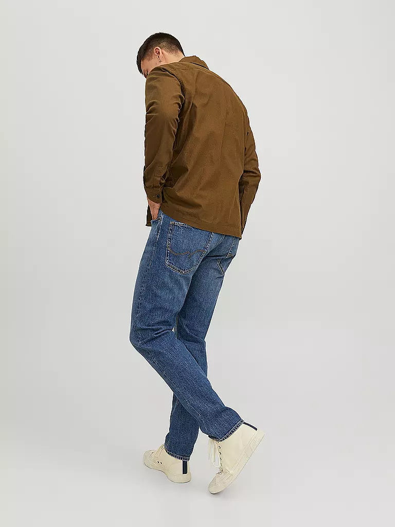JACK & JONES Jeans Loose Fit JJCHRIS blau