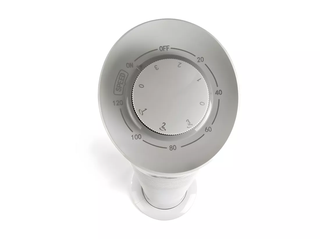 Livoo Ventilateur colonne 77cm 45w 3 vitesses blanc - dom384w