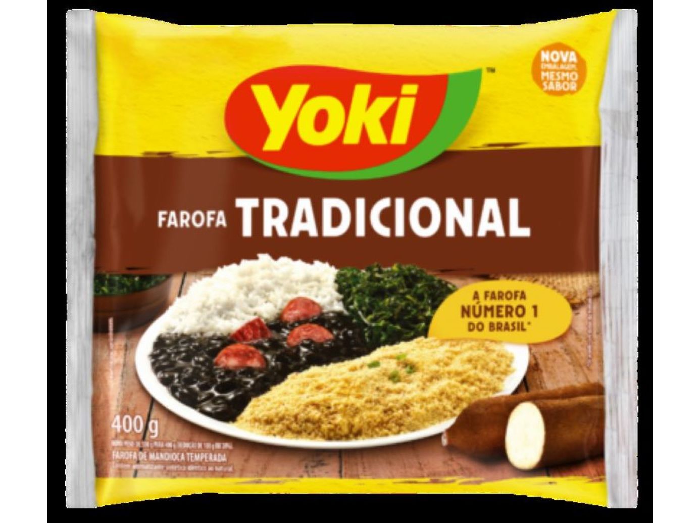 FAROFA YOKI MANDIOCA 400G