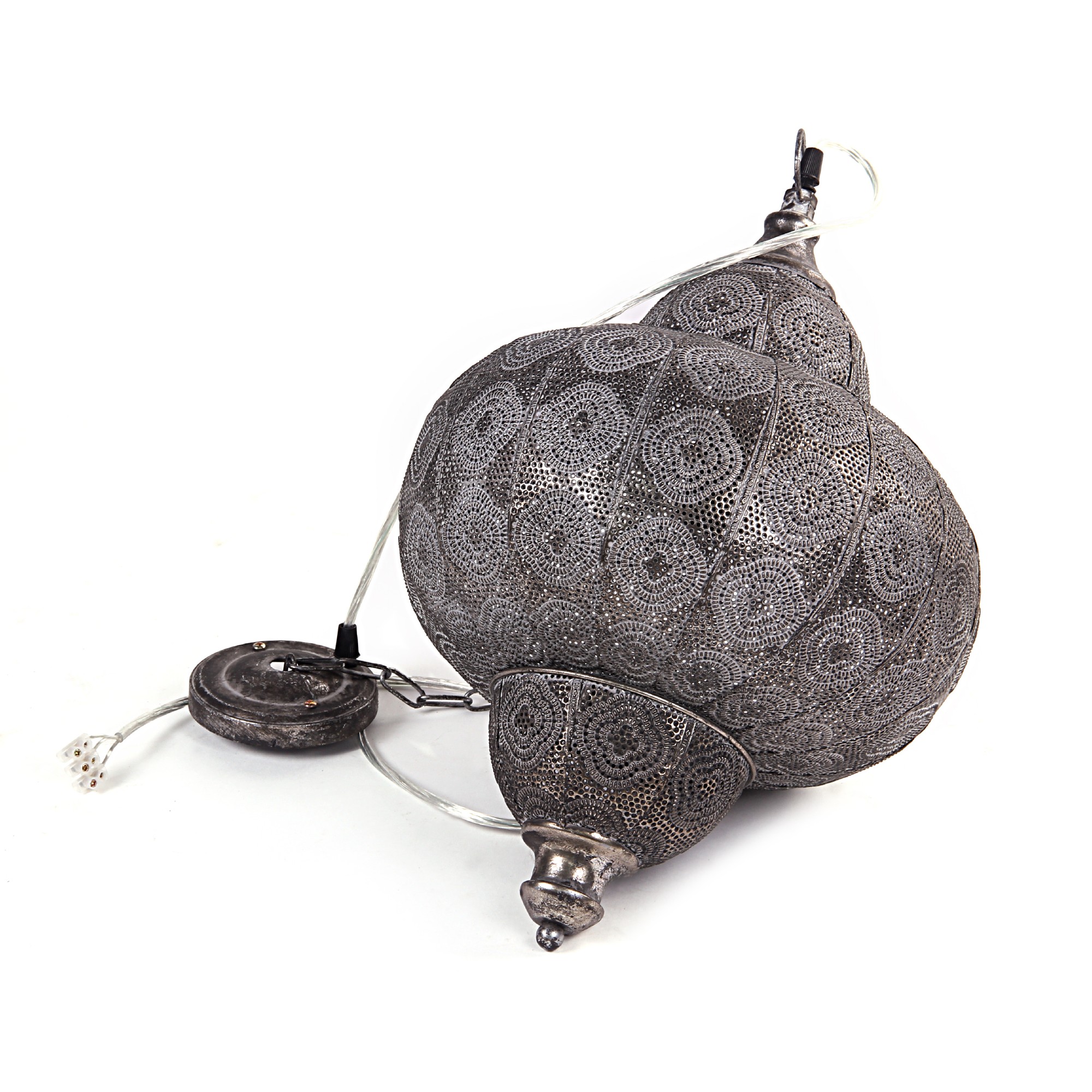 Lampenschirm 'Oridanza', Metall, Ø 33 cm, H 48 cm von fischer's lagerhaus