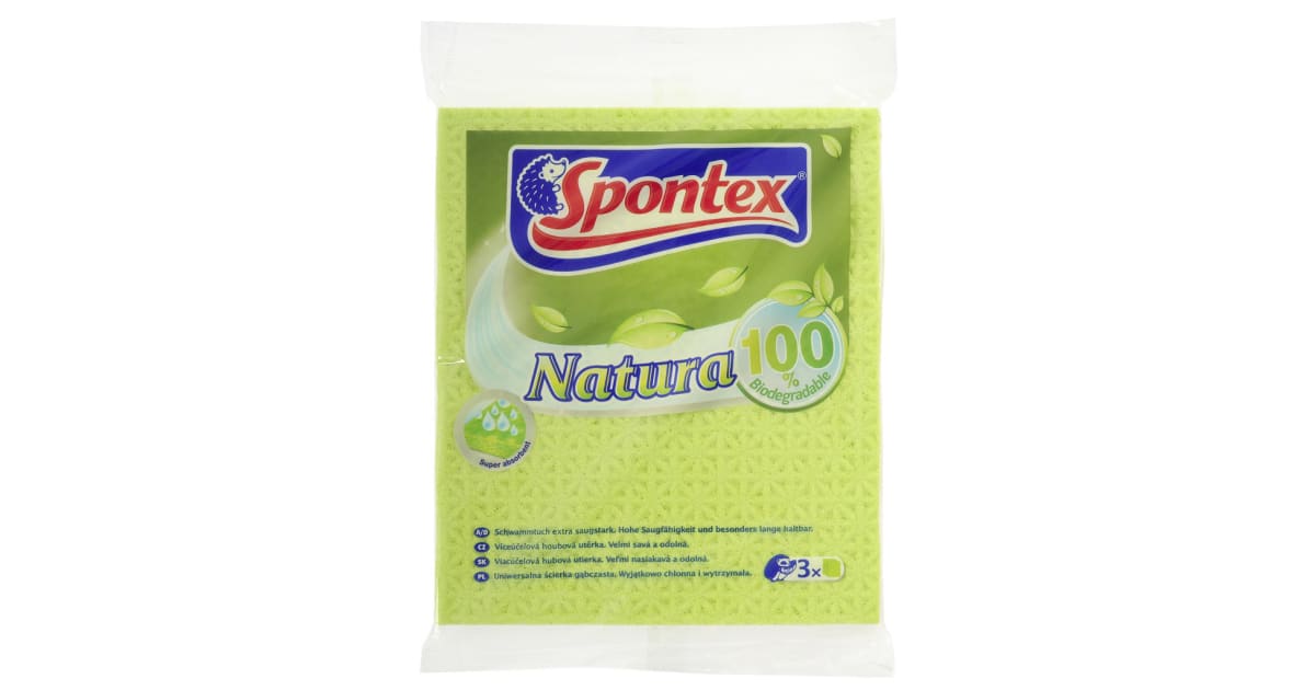 Spontex Schwammtuch Natura 3er-Packung