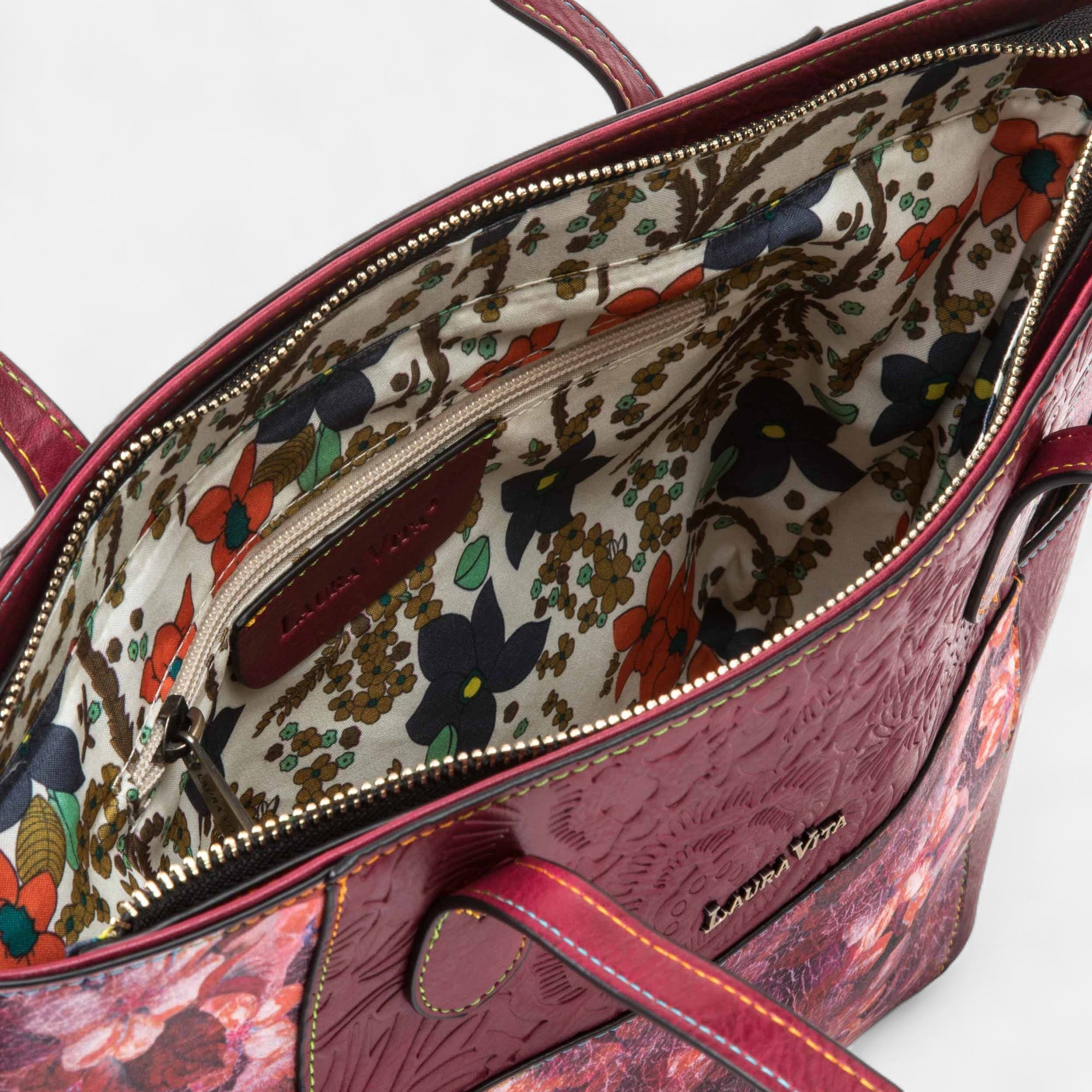 Sac de shopping bordeaux
