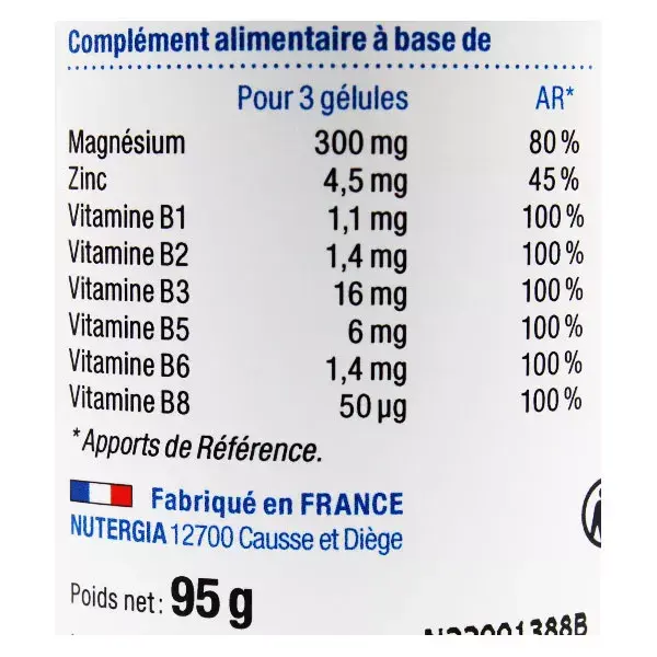 Nutergia Ergymag Magnésium 180 gélules