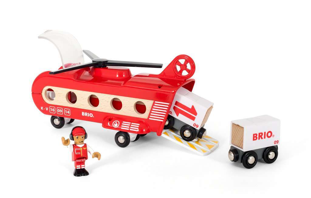 BRIO Spiel Eisenbahn-Transporthubschrauber