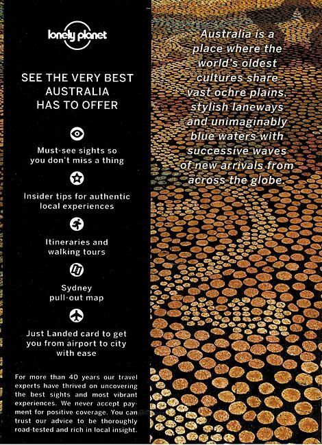 LONELY PLANET - BEST OF AUSTRALIA EN ANGLAIS