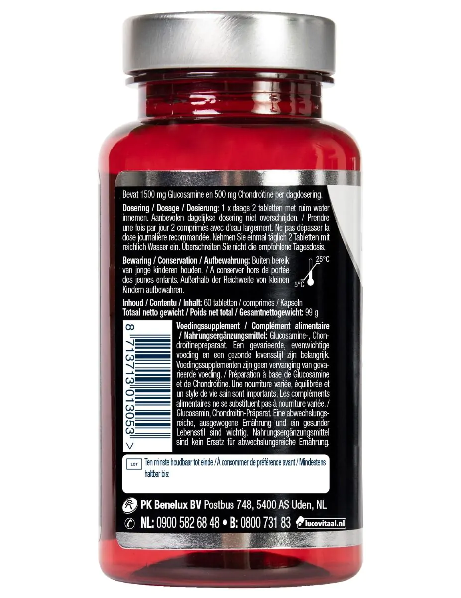 Glucosamine Chondroïtine 60 tabletten