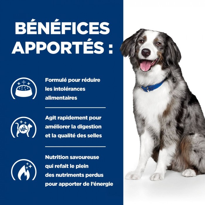 HILL'S Prescription Diet i/d Digestive Care Sensitive à l'Oeuf et au riz - Croquettes pour chien
