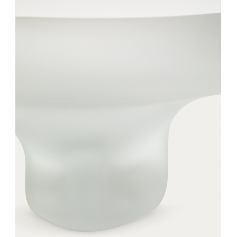 Centre de table Ondaro en verre dépoli 15 cm